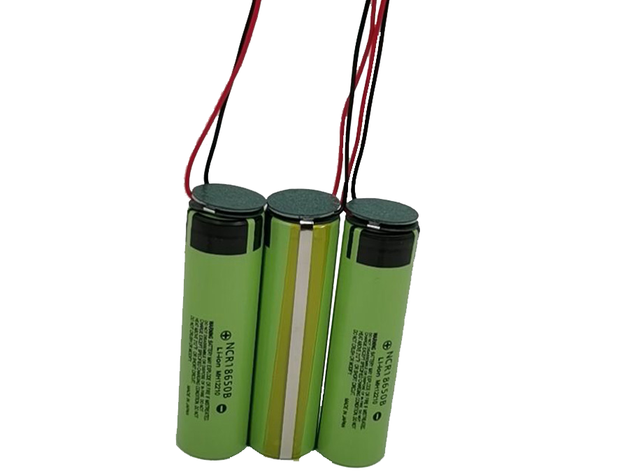 1S1P Panasonic NCR18650B 3.7V 3400Mah Li Ion Batteries With Button-Top PCB
