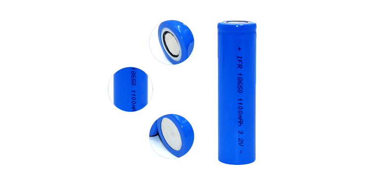 18650-1100mah 3.2V 1100mah 45A LiFePO4 Battery Cell