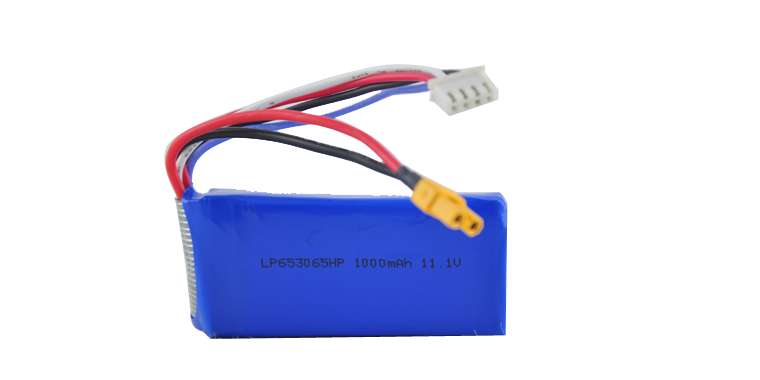 PLS653065 3S1P 11.1V 1000Mah Lithium Polymer Battery Pack