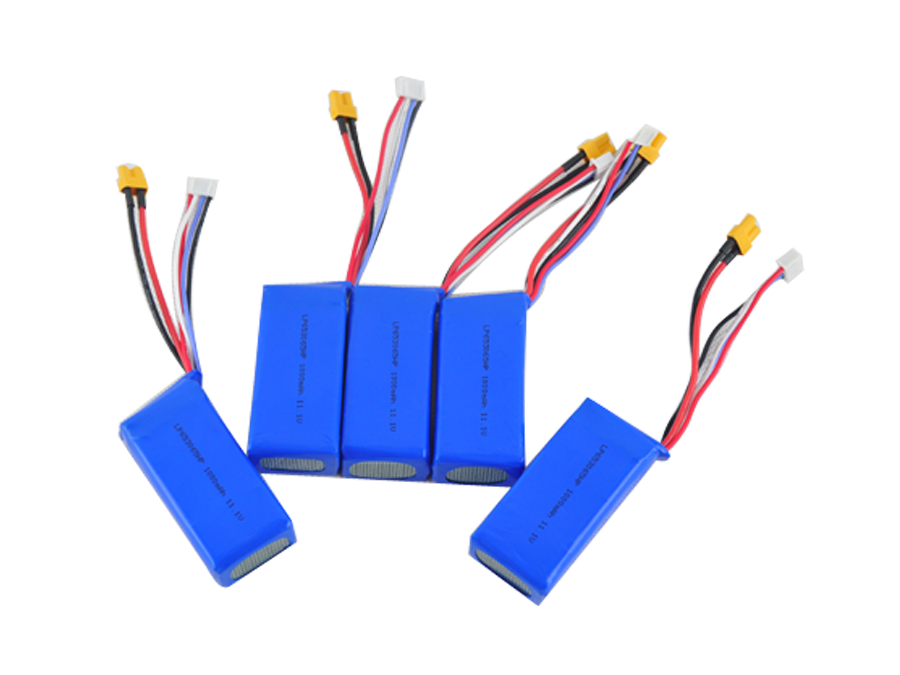 PLS653065 3S1P 11.1V 1000Mah Lithium Polymer Battery Pack