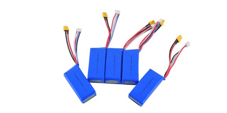 PLS653065 3S1P 11.1V 1000Mah Lithium Polymer Battery Pack