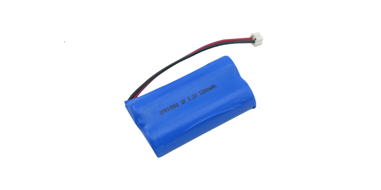 1S2P IFR14500 3.2V 1200Mah Lifepo4 Battery Pack