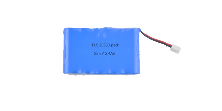 6S1P 22.2V Panasonic NCR18650B 3.4Ah Li Ion Battery Pack