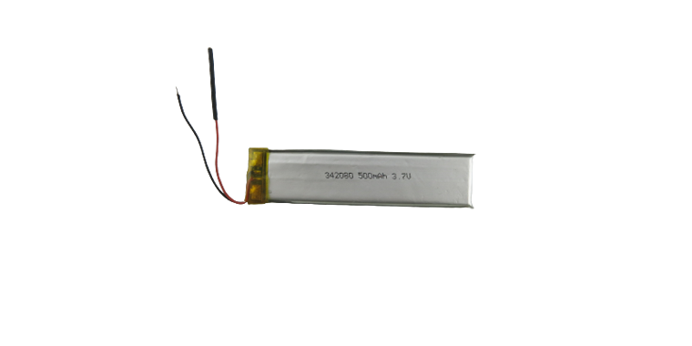 PLS342080 Rechargeable 500mah 3.7V Lithium Polymer Battery