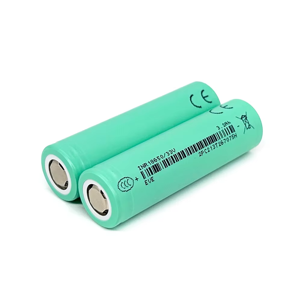 EVE INR18650 33V 3.7V 3200mah 18650 high capacity battery cell